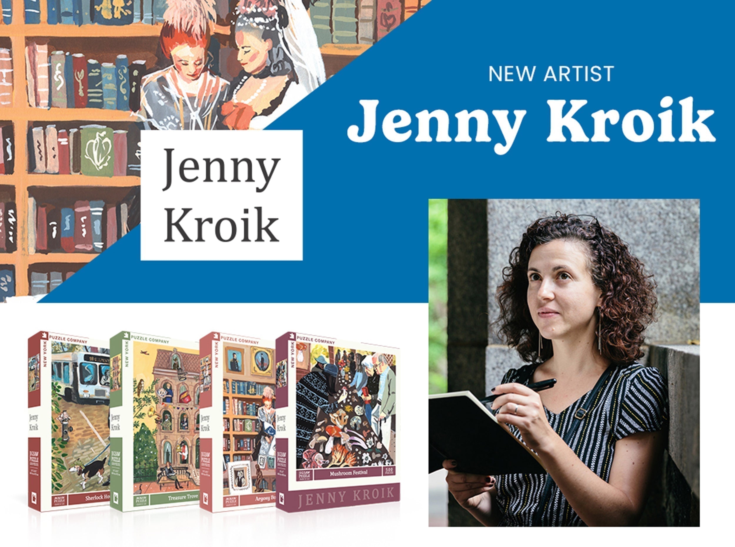 New Puzzle Artist: Illustrator Jenny Kroik