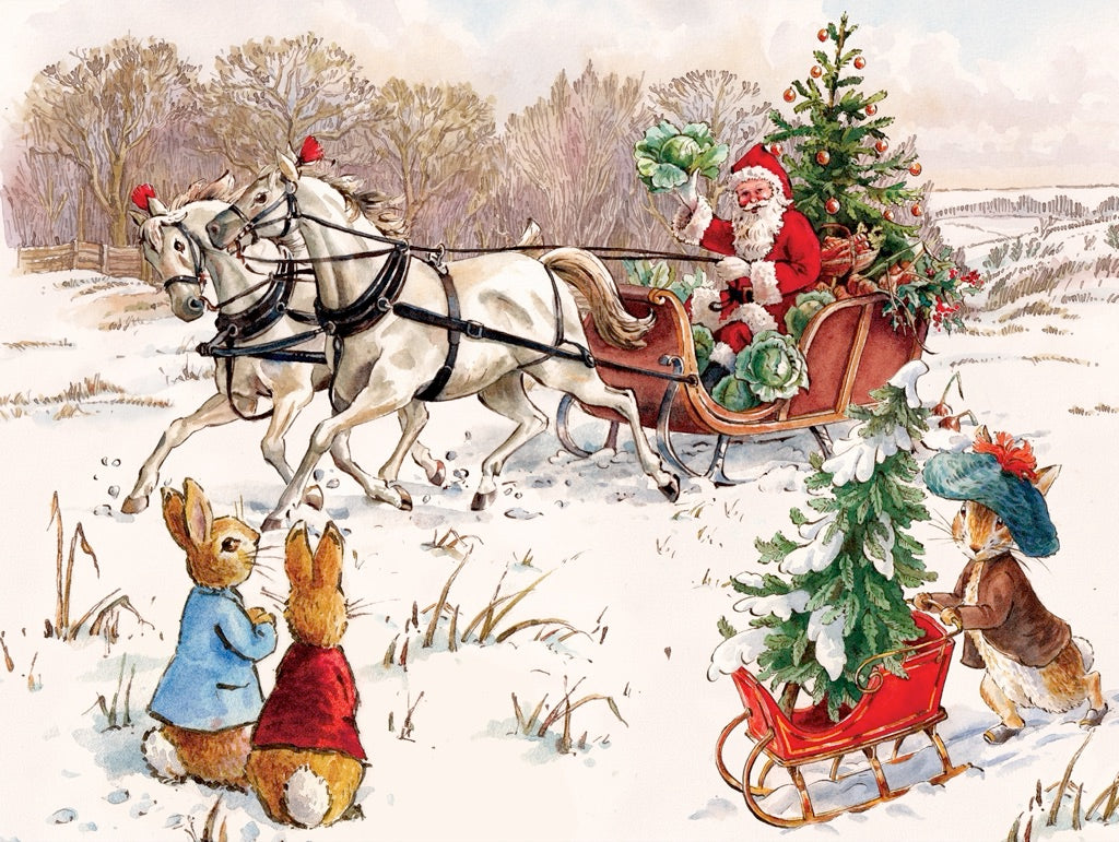 Peter Rabbit and Santa