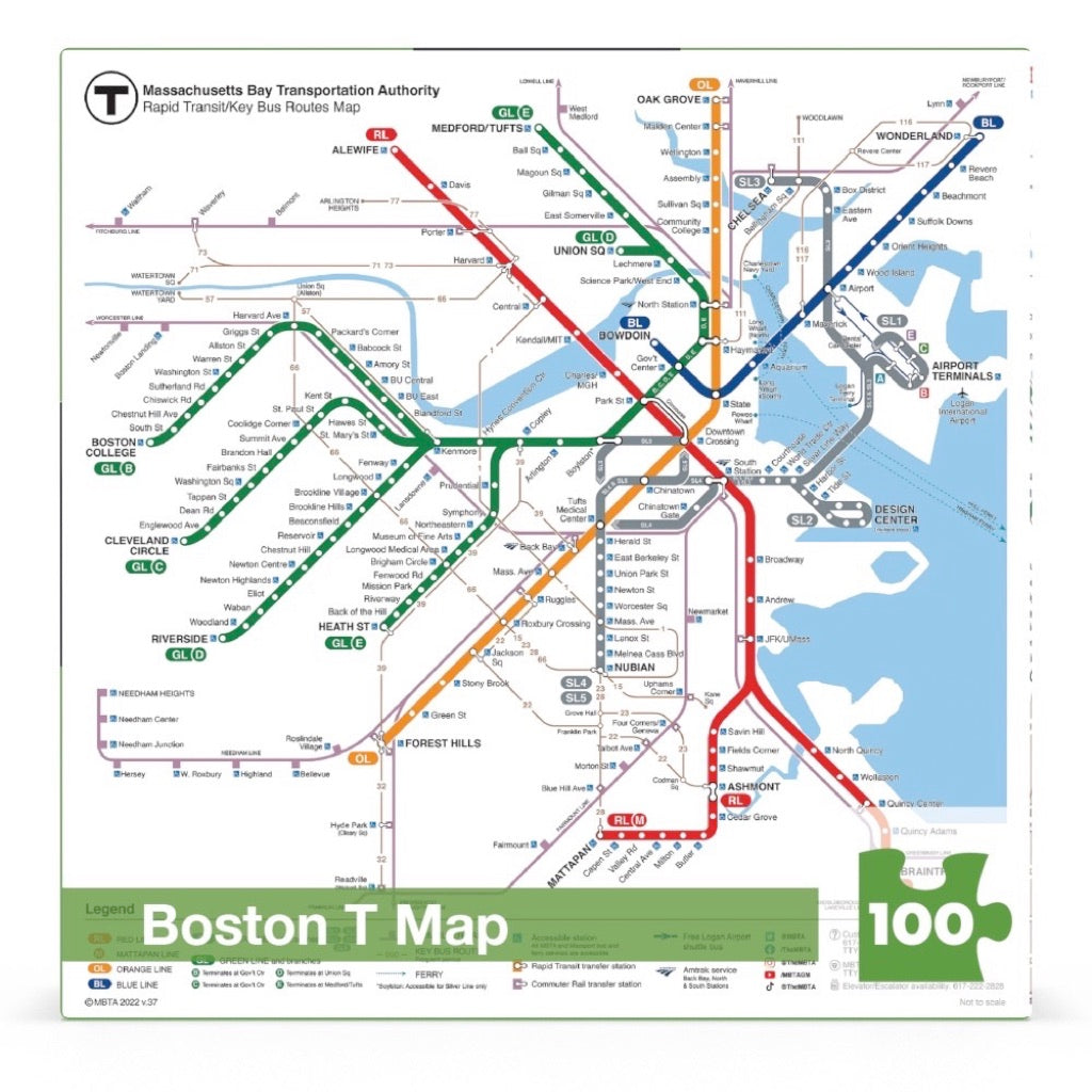 Boston T Map Mini Image 2