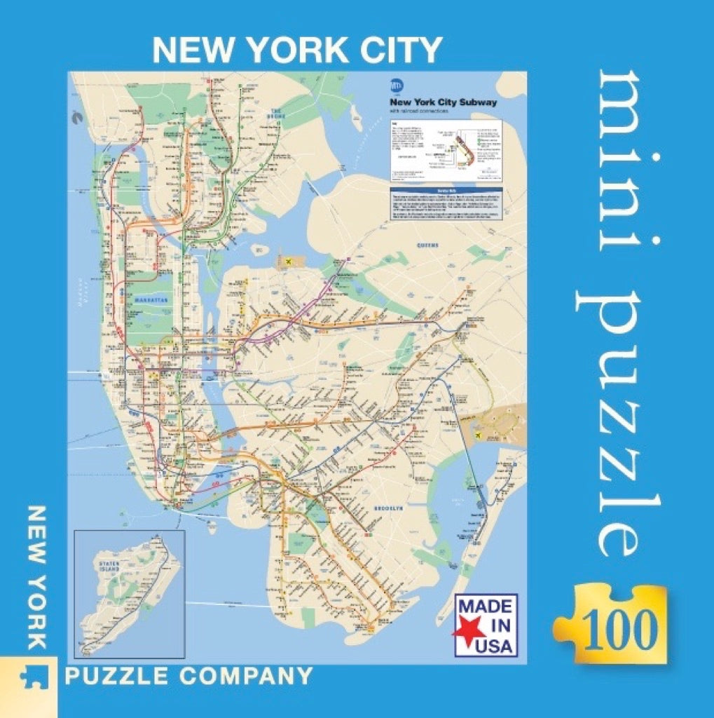 New York Subway Map Mini Image 2