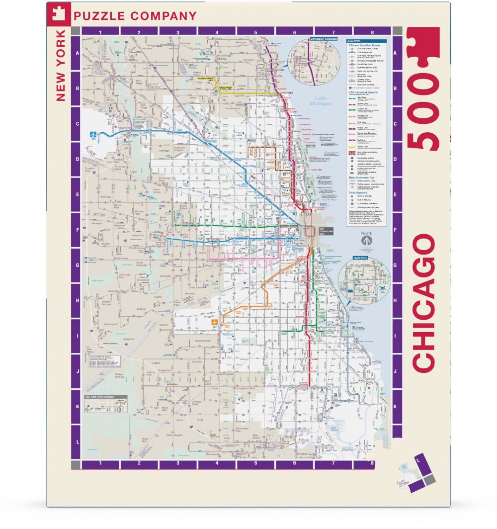 Chicago Transit Map Image 2