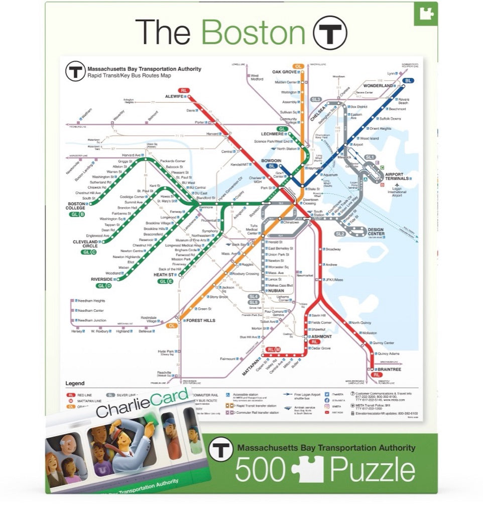 Boston T Map