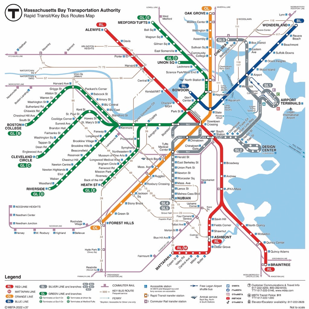 Boston T Map Image 3