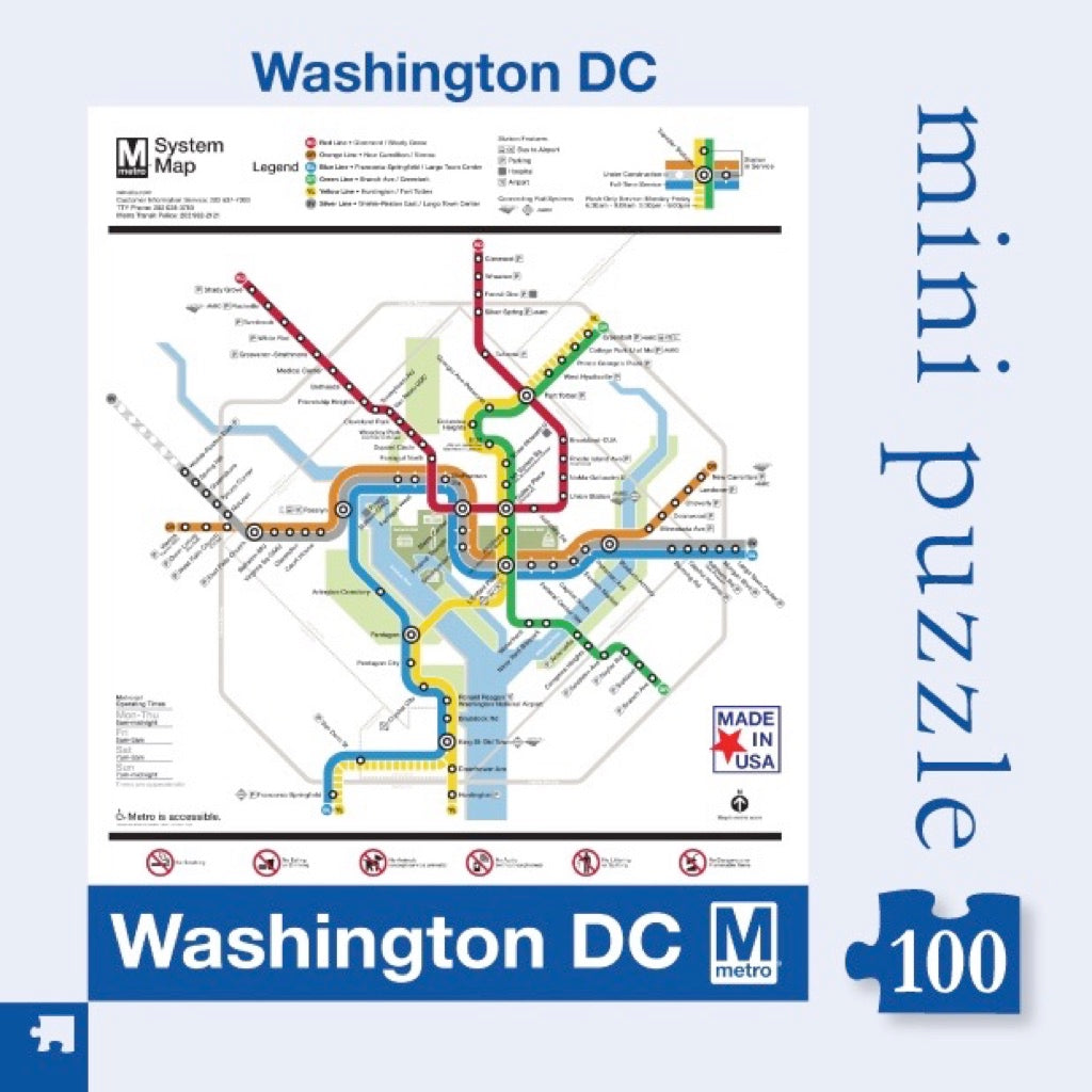 DC Metro Map Mini Image 2