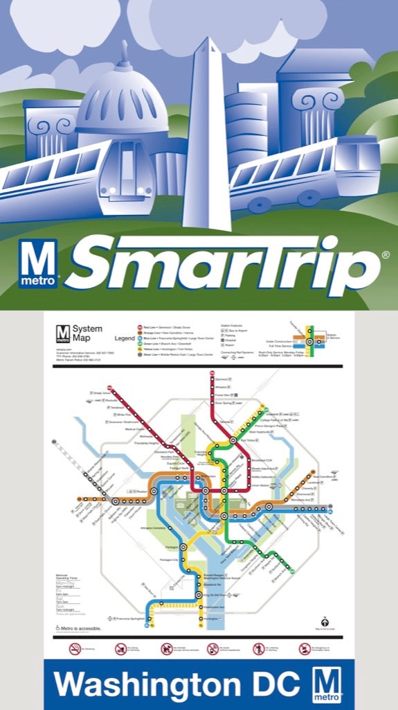 DC Metro Map Mini Image 3