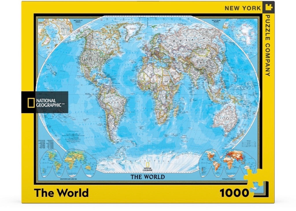 The World - 1000 Piece National Geographic Jigsaw Puzzle – New